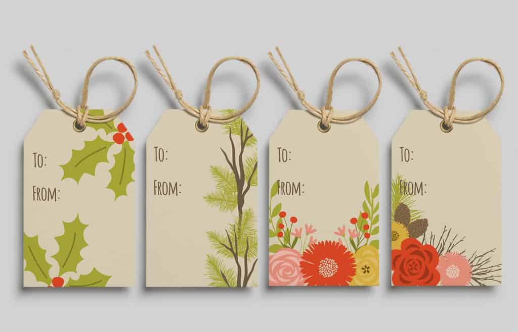 eyestigmatic design free printable Christmas gift tags