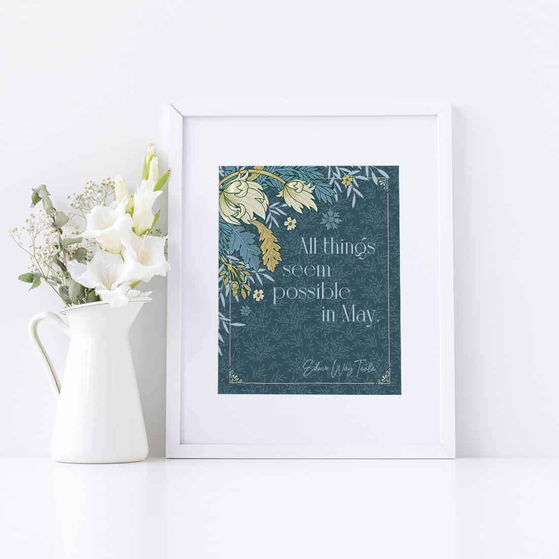 Happy May!  Free Instant Download May Printable