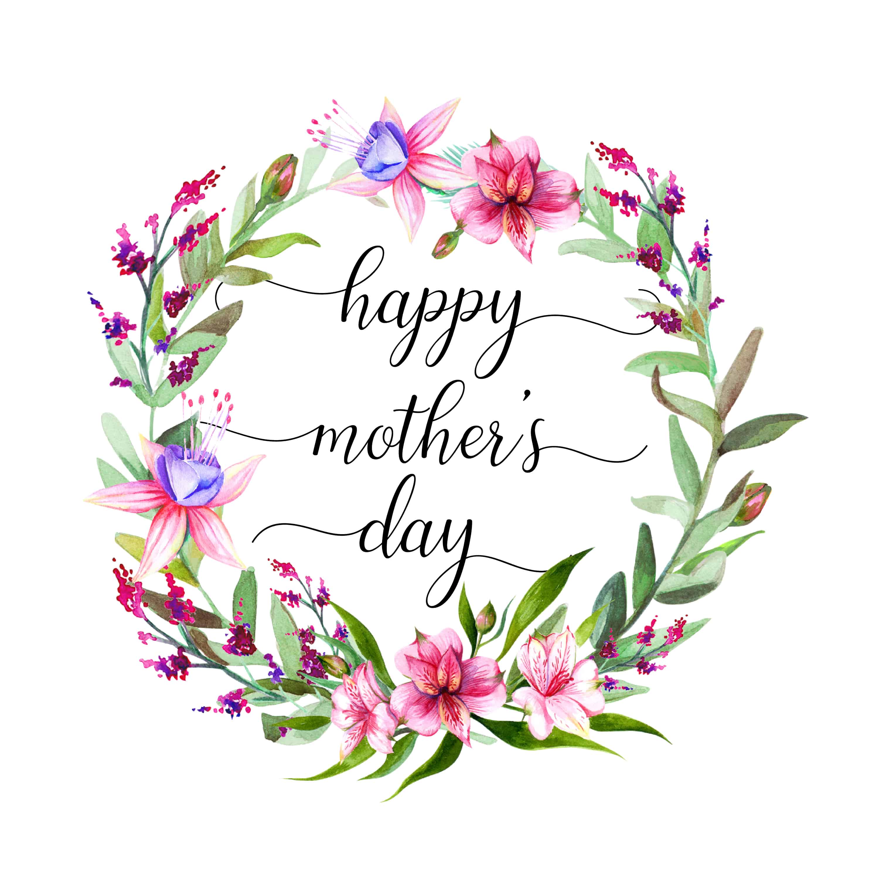 Happy Mothers Day Free Printable