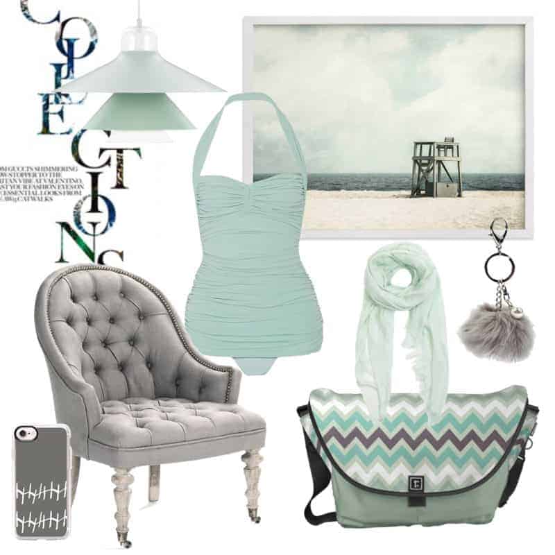 Mint & Gray – a New Polyvore Style Board