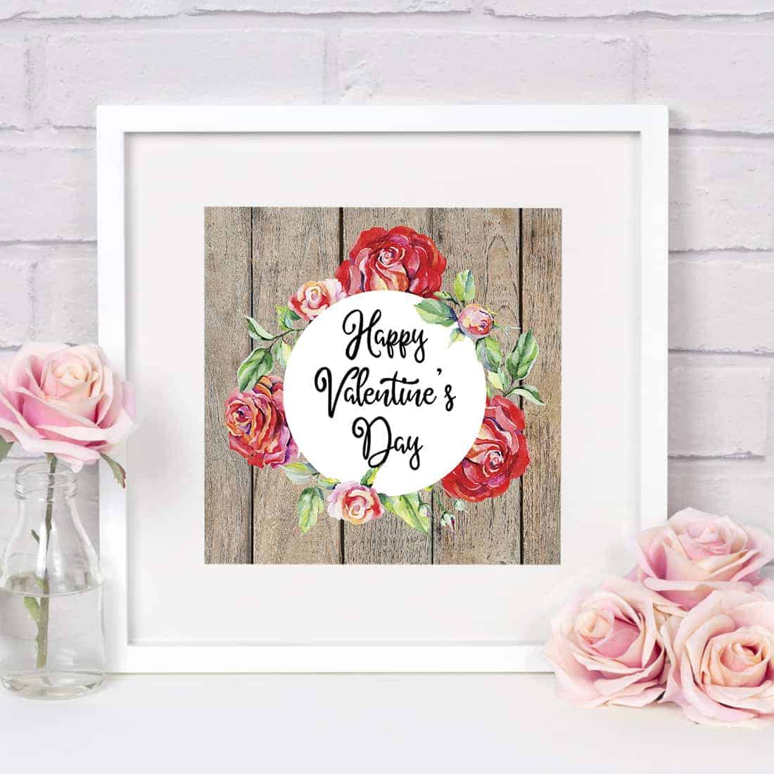 Free Instant Download Printable Valentine’s Day Print